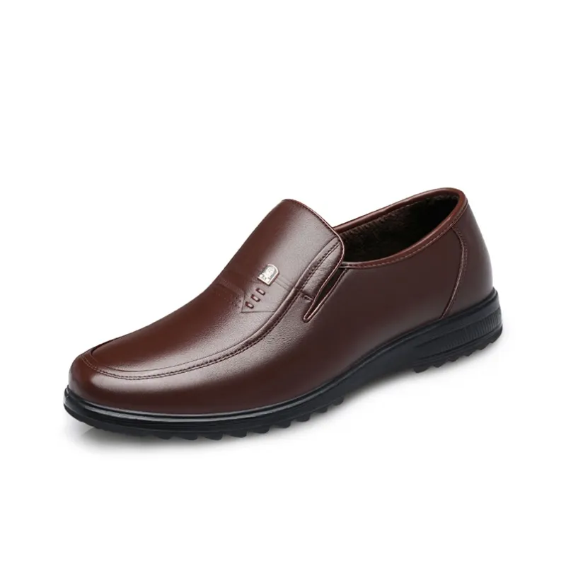 LAORENTOU Men's Casual Shoes Men Low Top Brown-31