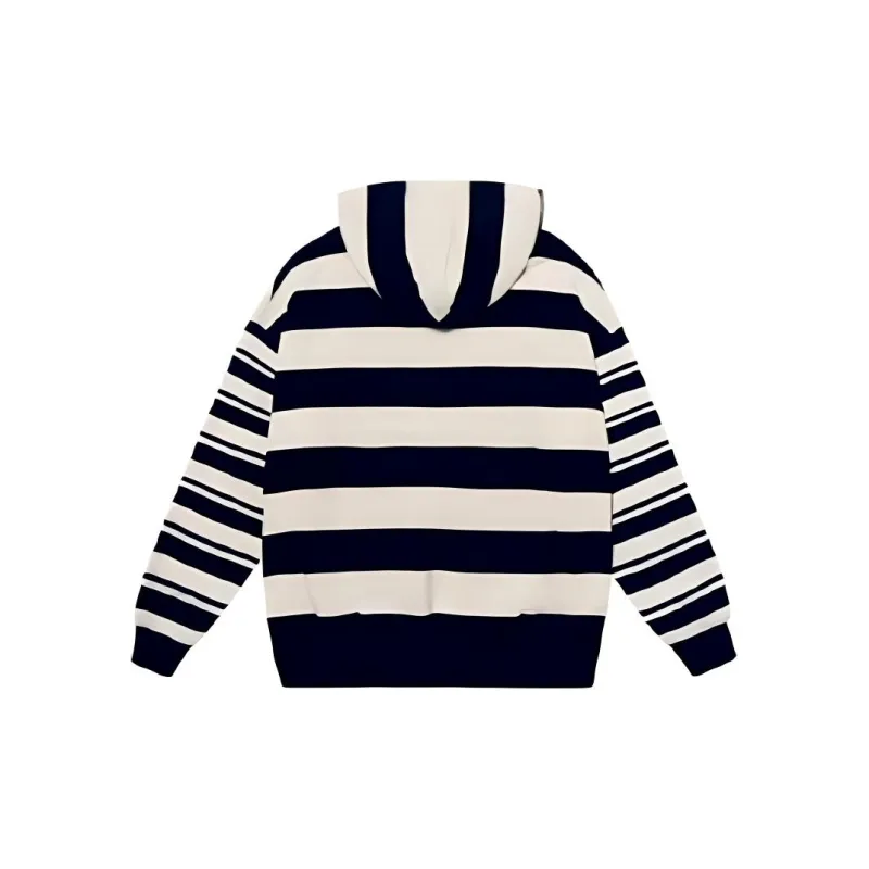 Checkitout Sweatshirt Unisex Navy Blue/Ecru-3