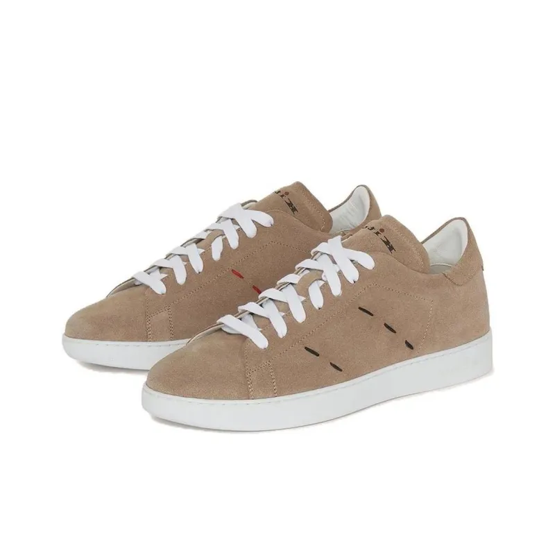 KITON Low Top Skateboard Shoes Men's Tan-4