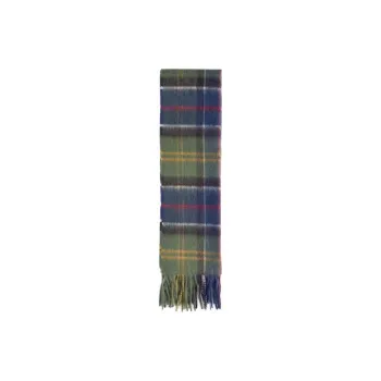 BARBOUR Tartan Fringed Scarf