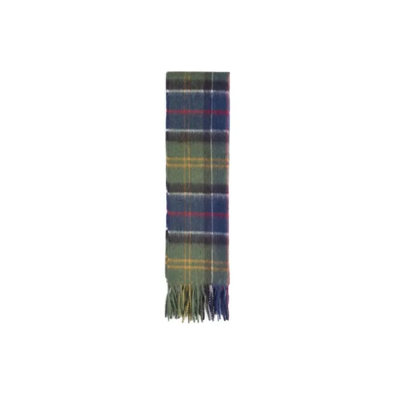BARBOUR Tartan Fringed Scarf-0