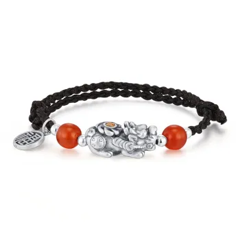 CHINA GOLD S925 Silver Bracelets Unisex