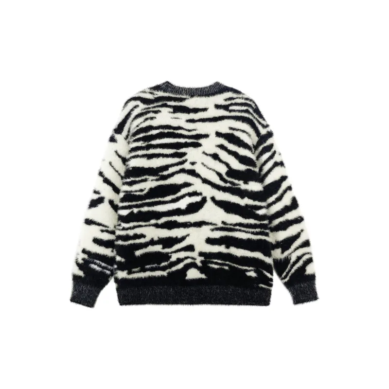 24h7 Sweater Unisex Zebra Print-1