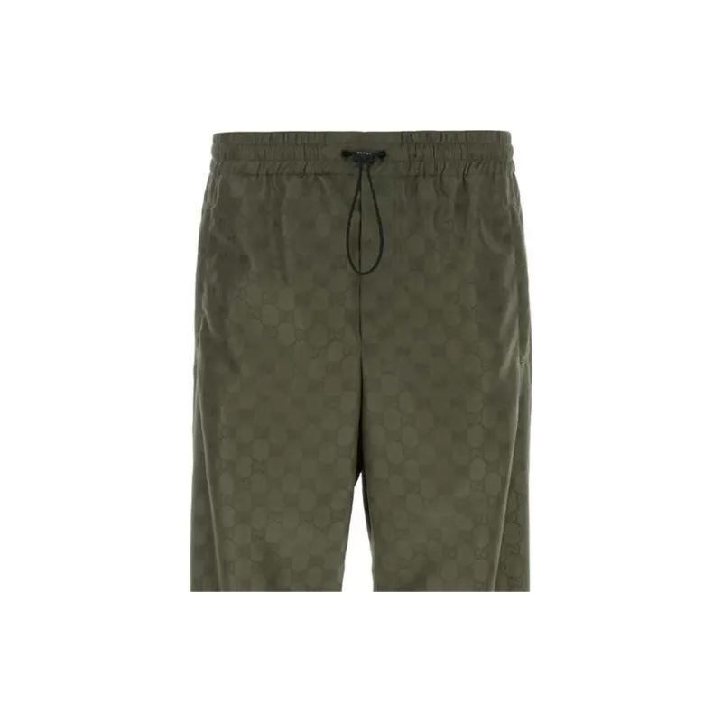 GUCCI Gg Monogram Drawstring Pants-3