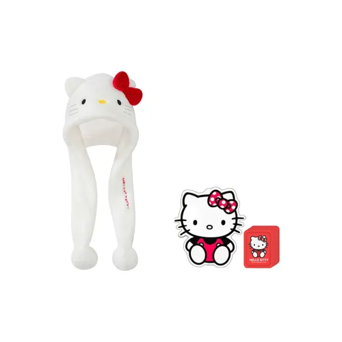 Hello Kitty Polyester Hoods & Plush Hats Unisex