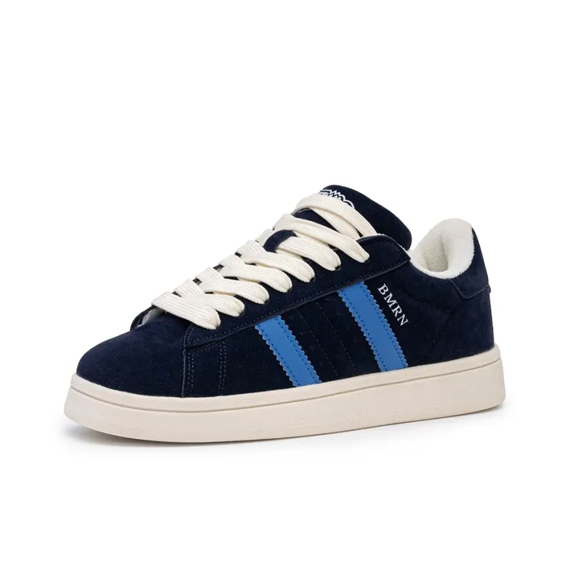 Little Red Man Lightweight Anti Slip Low Top Skateboard Shoes Unisex Deep Sea Blue-1