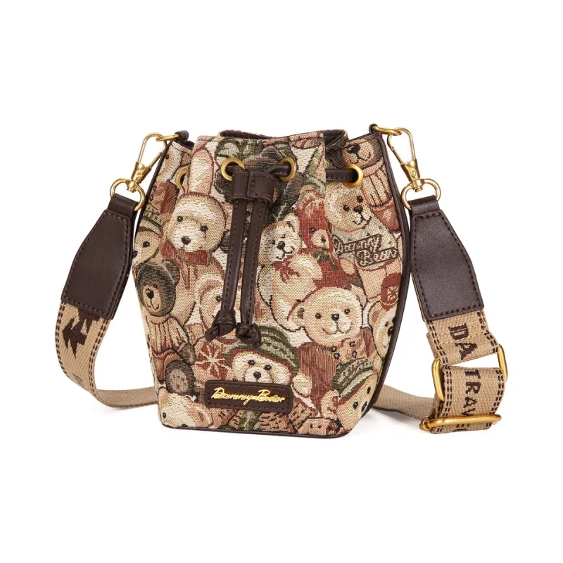 DANNYBEARJEANS Fabric Shoulder Bag Crossbody Bag Regular Women's Club Bear Blue/Schiller Bear Green-1