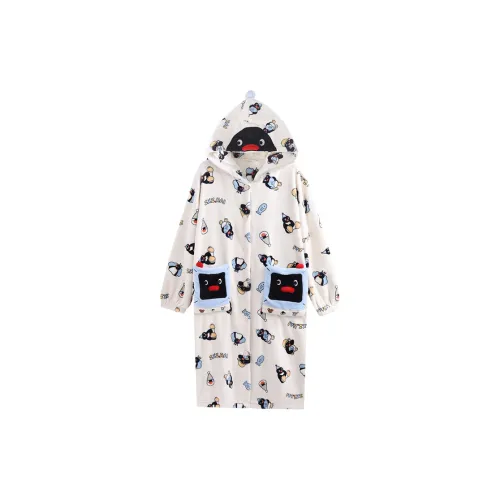 Wabi Town Pajama Robe Women's White