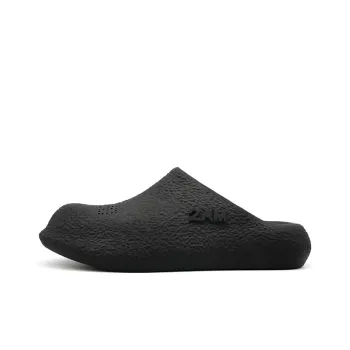 2AM Odor Resistant Abrasion Resistant Quick Dry Wrap toe Slippers Unisex Black