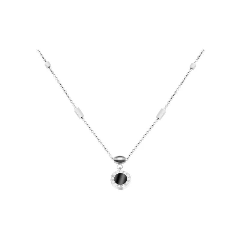 Happy Tide Titanium Steel Necklaces Women's-6