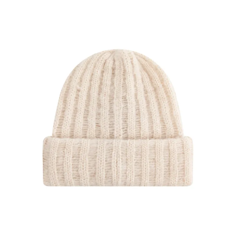 Charlie Luciano Wool Beanies Unisex Ecru-3