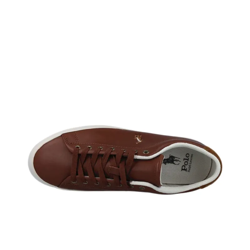 Polo Ralph Lauren Low Top Skateboard Shoes Men's Brown-3