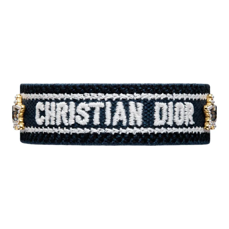 DIOR Logo Embroidered Bracelet-3