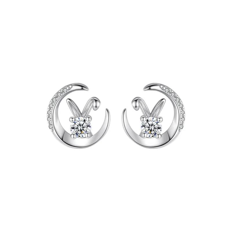 ZUOHUO S999 Fine Silver Stud Earrings Women's-4