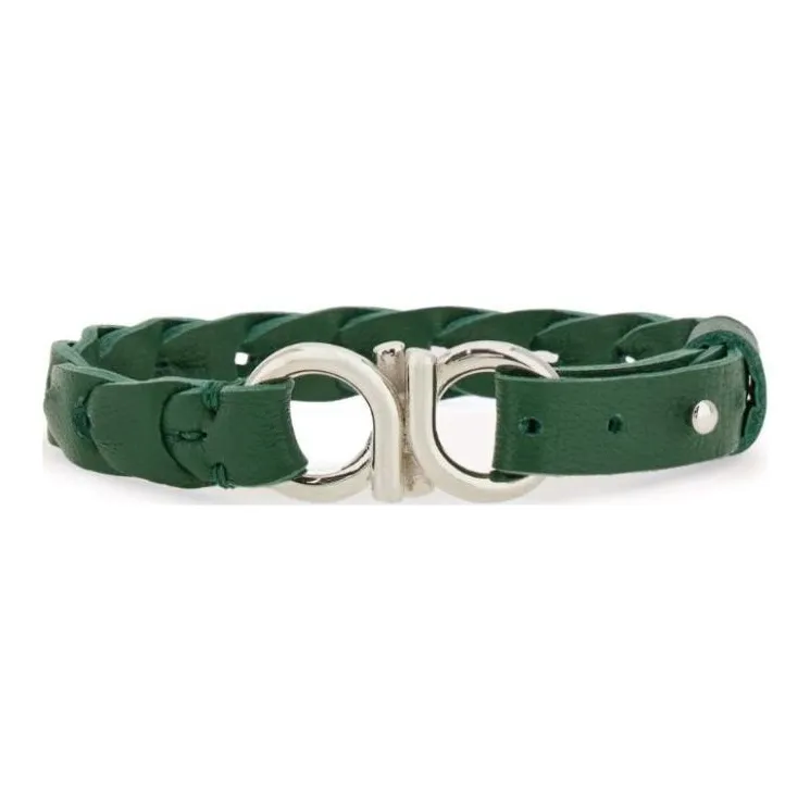 Ferragamo Gancini Braided Bracelet-0