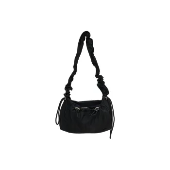 TAKI Nylon Fabric Commute Crossbody Bag Shoulder Bag Unisex Black/Ecru/Brown/Apricot/Coffee