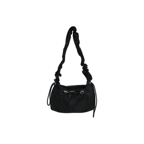 TAKI Nylon Fabric Commute Crossbody Bag Shoulder Bag Unisex Black/Ecru/Brown/Apricot/Coffee