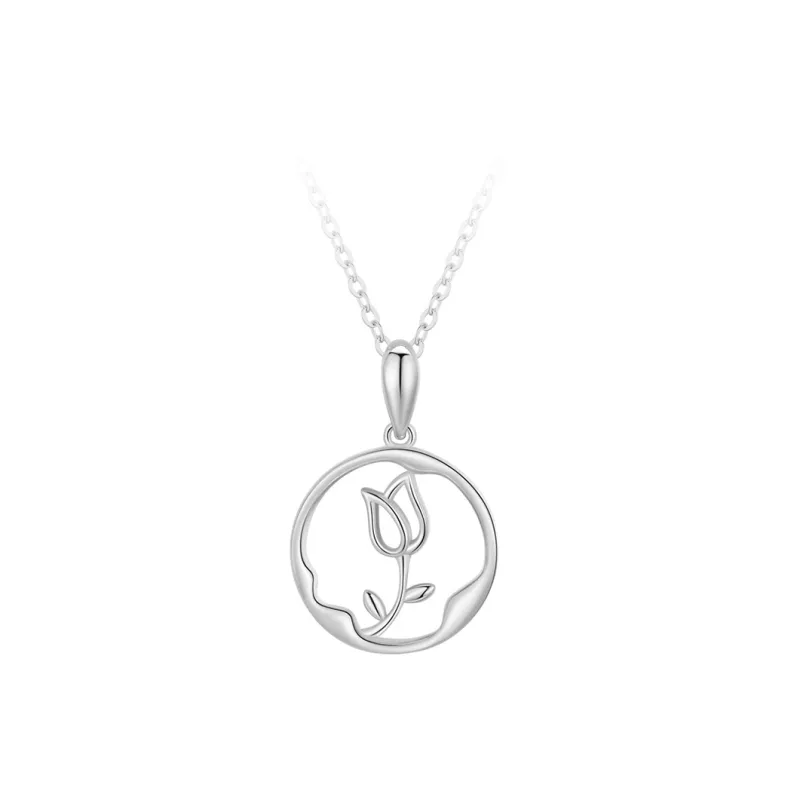 Nine Music S925 Silver Necklaces Women's-5
