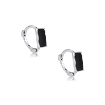 CUOOYINO 925 Sterling Silver Earrings Women's Silver