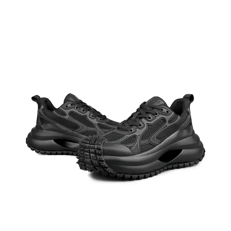 LOHAN·SIR Cushioned Slip-Resistant Height Increasing Low-Top Chunky Sneakers Men's-3