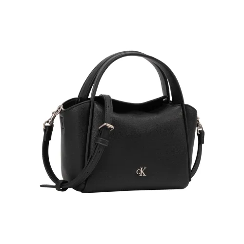 CALVIN mono Blended Material Handbag Medium Size Women's Space Black