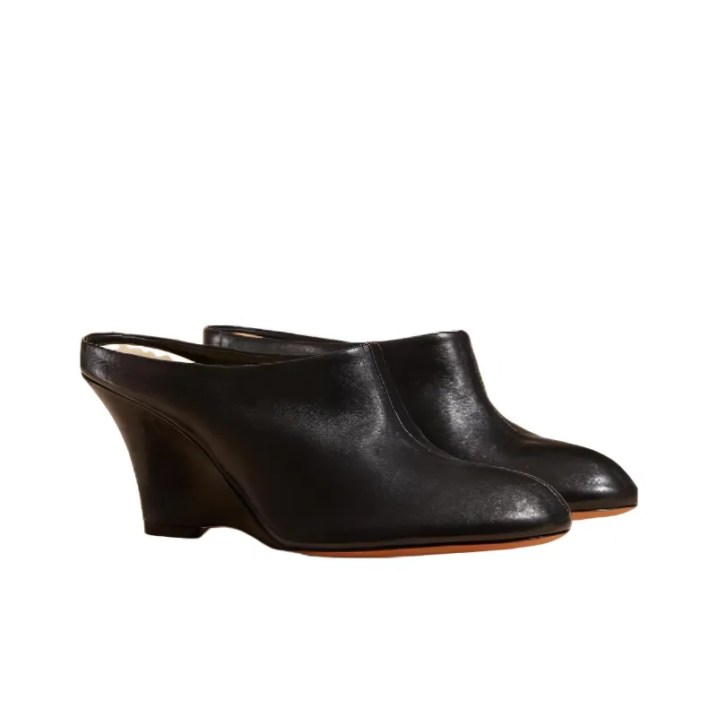 KHAITE The Apollo 75mm Leather Sandals-2
