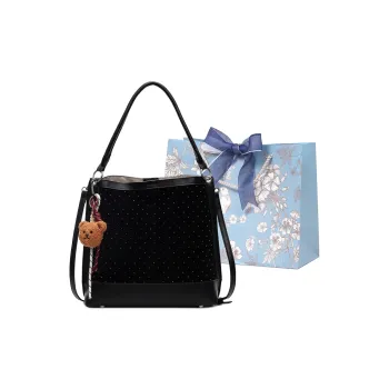 REDOO Suede Shoulder Bag Women's Multicolor