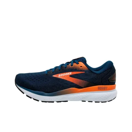 Brooks Anti Slip Wear Resistant Low Top Running espig Men's Blue