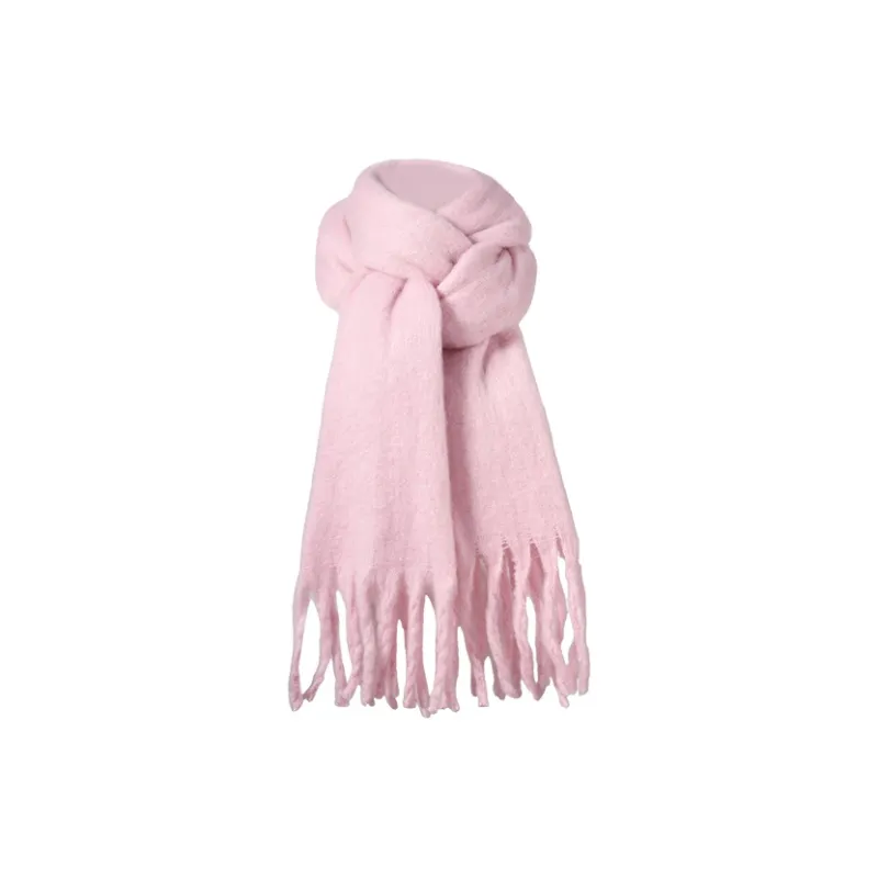 15 MINS Polyester Knit Scarves Women's Multicolor-6