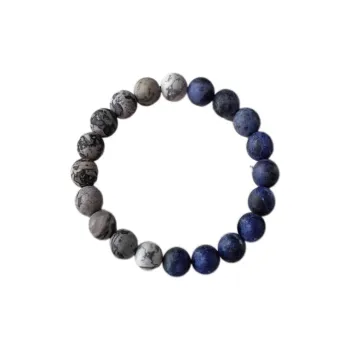 Bubble Scallops Map Stone Jade Bracelets Unisex