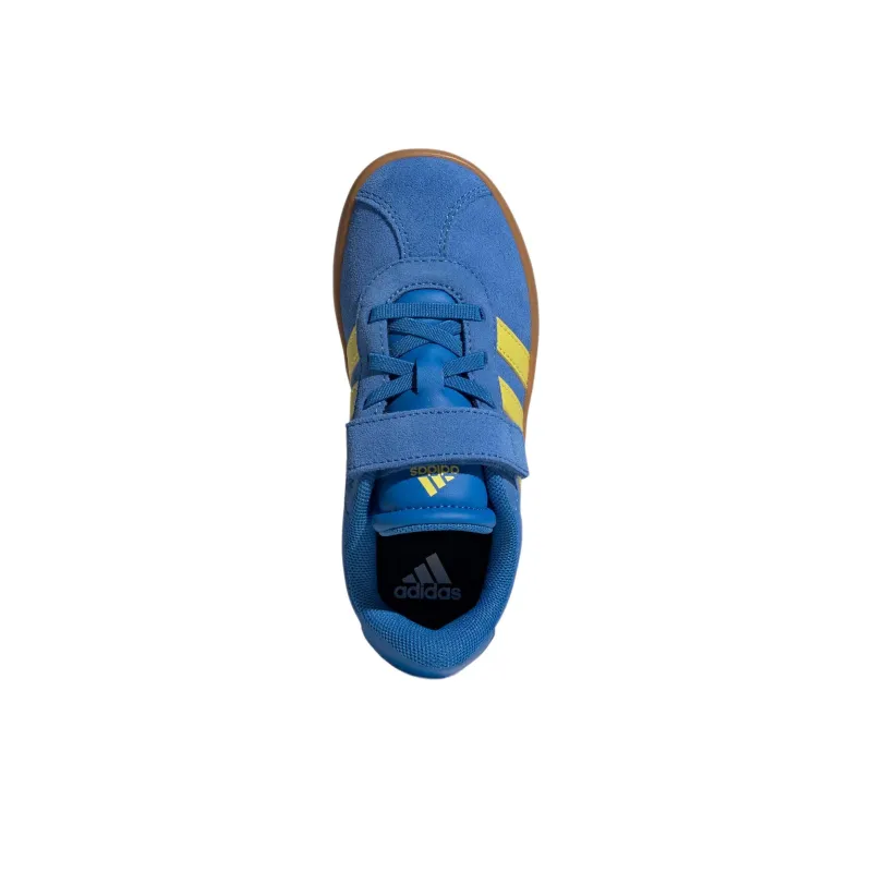 Adidas VL COURT 3.0 Anti Slip Wear Resistant Low Top Kids' Skateboarding Shoes Blue Children Aged 3 7 Years Old-3