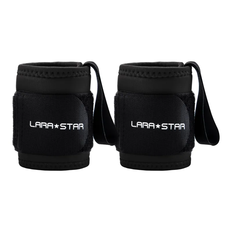 LARA STAR Fitness Wristbands Protective Black Polypropylene Professional Protective-1