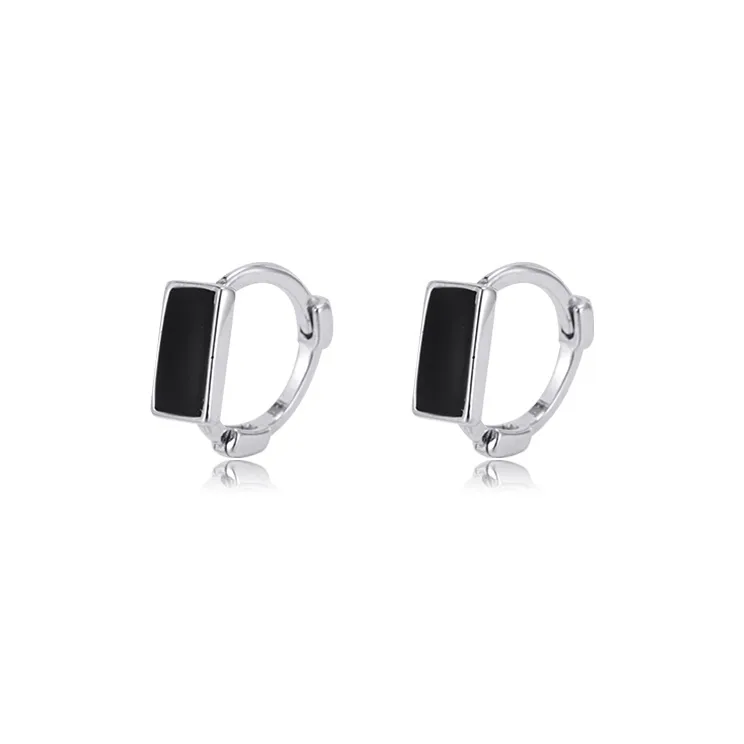 CUOOYINO 925 Sterling Silver Earrings Women's Silver-1