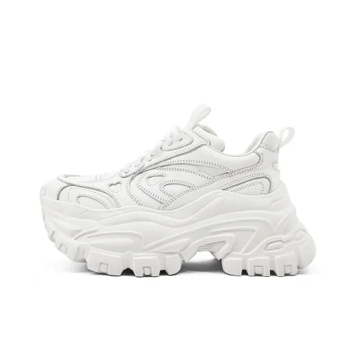 KMD Height Increasing Low Top Chunky Sneakers Women's