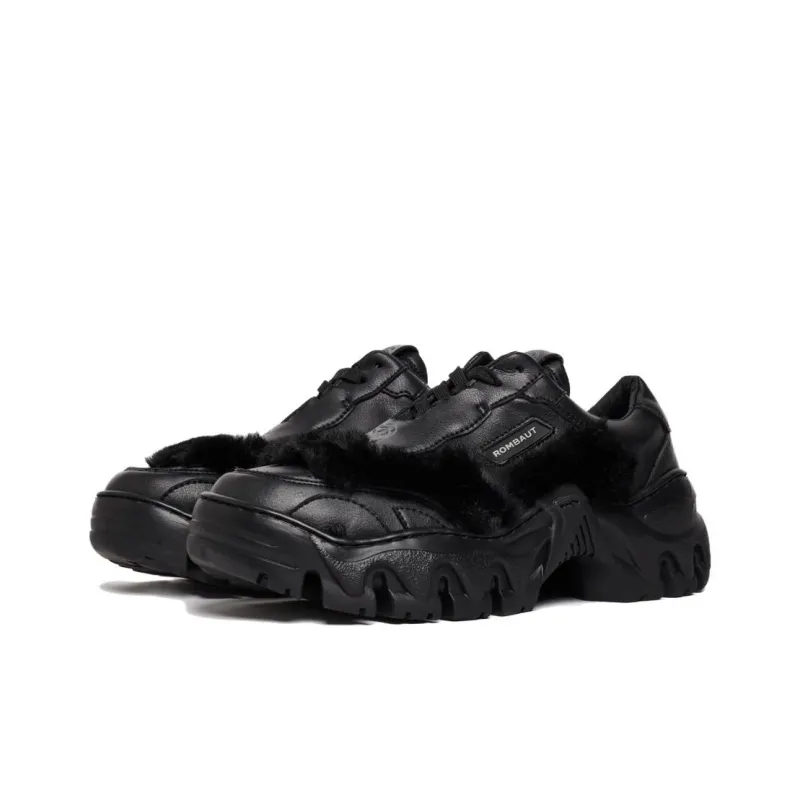 ROMBAUT Boccaccio II Cushioning Low-Top Casual Shoes Unisex Black-1