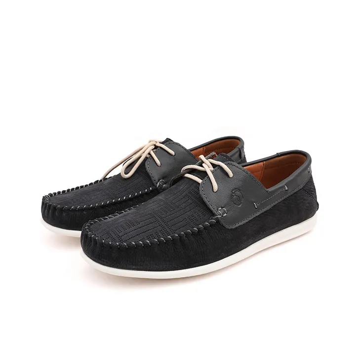 HANG TEN Casual Shoes Men's Black Blue-2