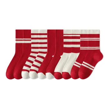 Lan Miao Mid Calf Socks Women's 10 Pack