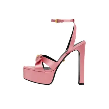 FANSIZHE Gianni One Strap Sandals 14cm Women's Pink