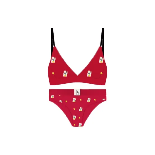 A damunderwear Underwear Set Women's Combo Set Red