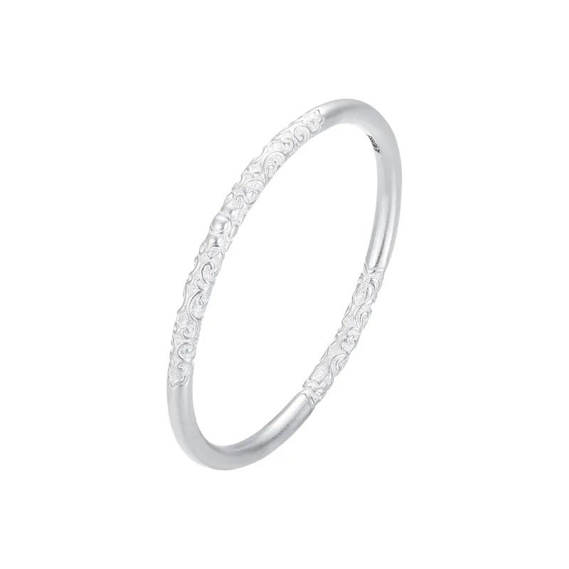 Datang Guoding S 999 Fine Silver Bangles Women's-0