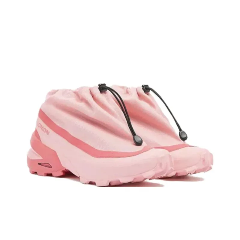 MM6 Maison Margiela x SALOMON Anti Slip Wear Resistant Mid Top Casual Shoes Women's Pink-2