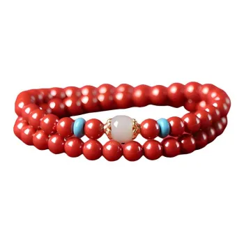WEITIANXUAN Cinnabar Bracelets Unisex