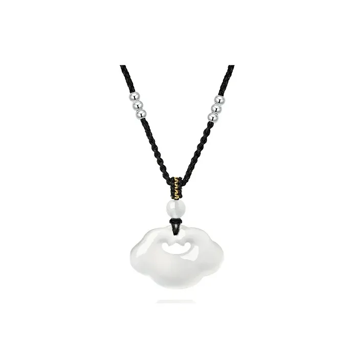 ZOKS Chalcedony Jade Necklaces Women's-0