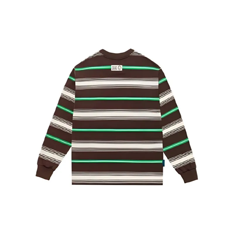 Checkitout Sweatshirt Unisex Brown/White/Green-3