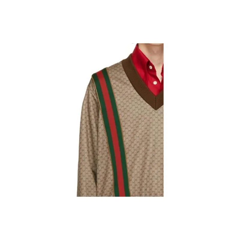 GUCCI Sweatshirts Men Brown-4