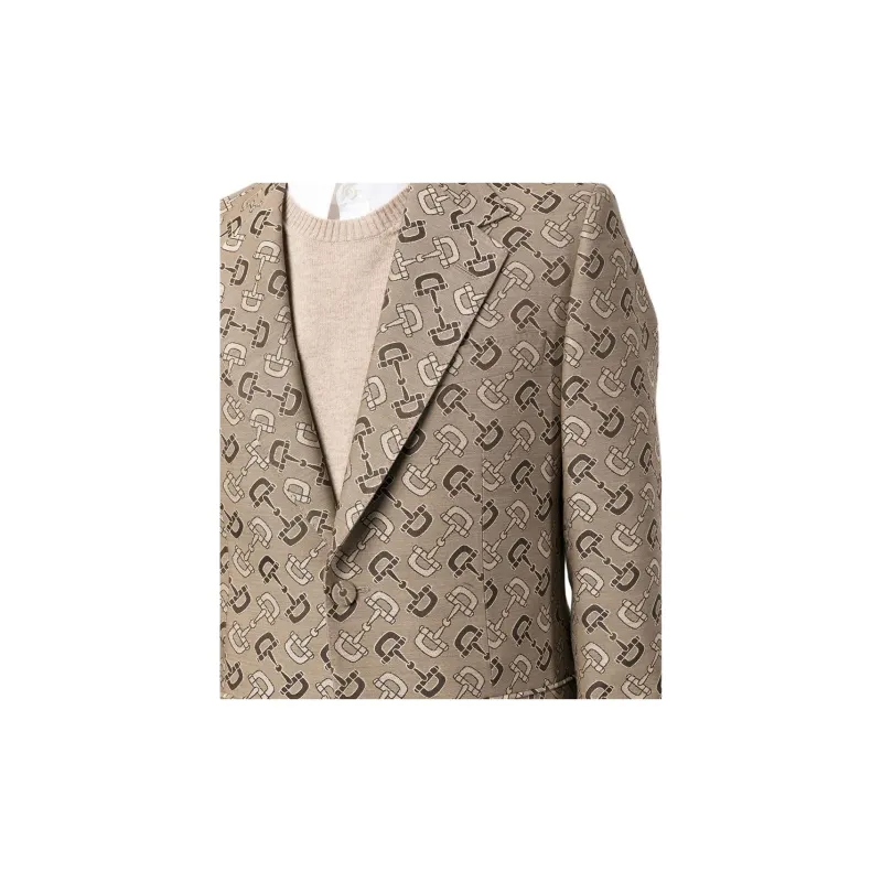 GUCCI Business Suits Men Light Brown-4