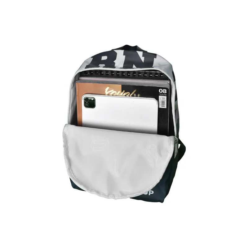 TURN UP Polyester Student Backpack Regular Unisex Dark Blue-3