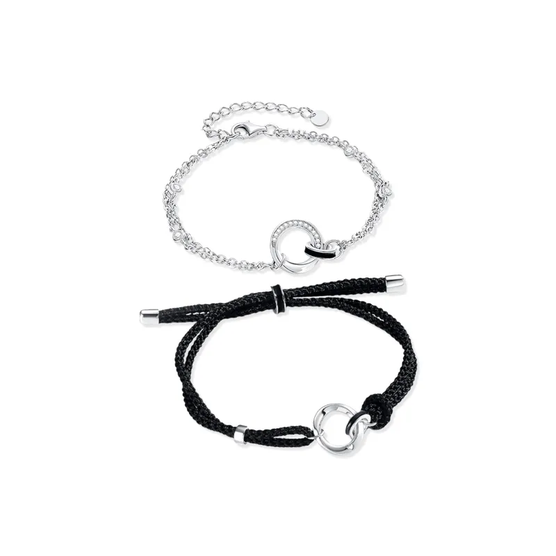 STQ S925 Silver Bracelets Unisex-8