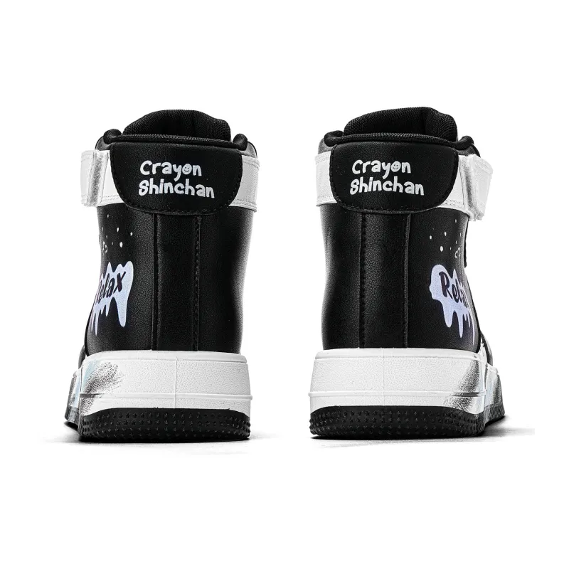 Crayon Shinchan High Top Skateboard Shoes Unisex-10