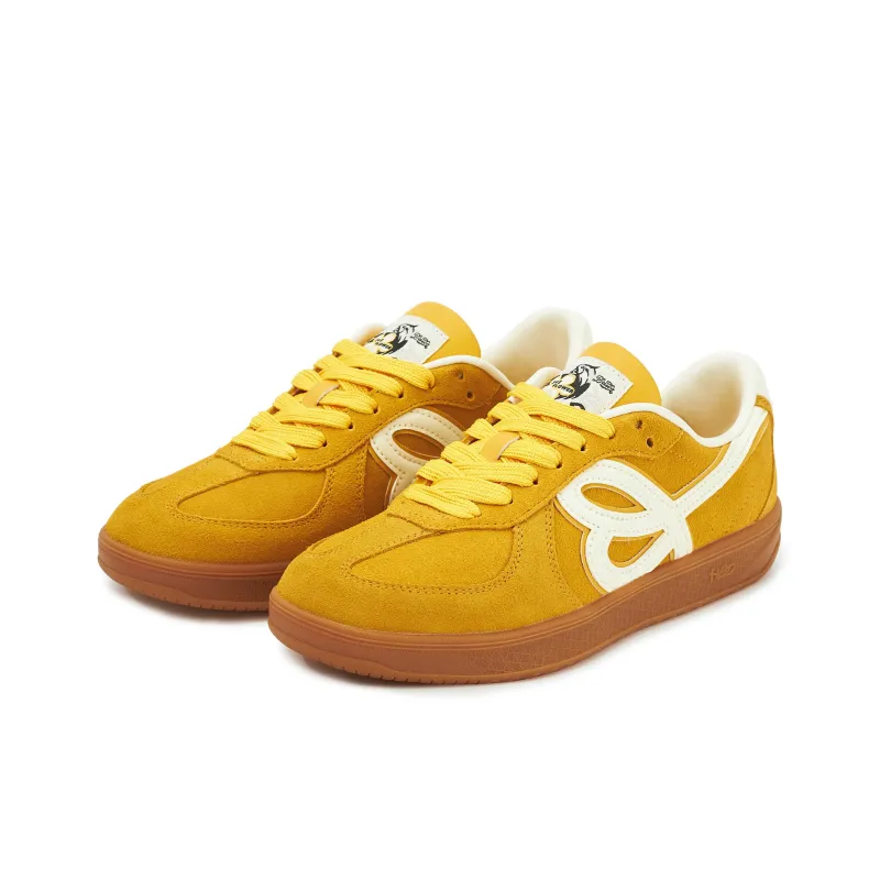 S45 X Happy Birds Day X WE FLOWER Skateboard Shoes Unisex Low Top Yellow-3